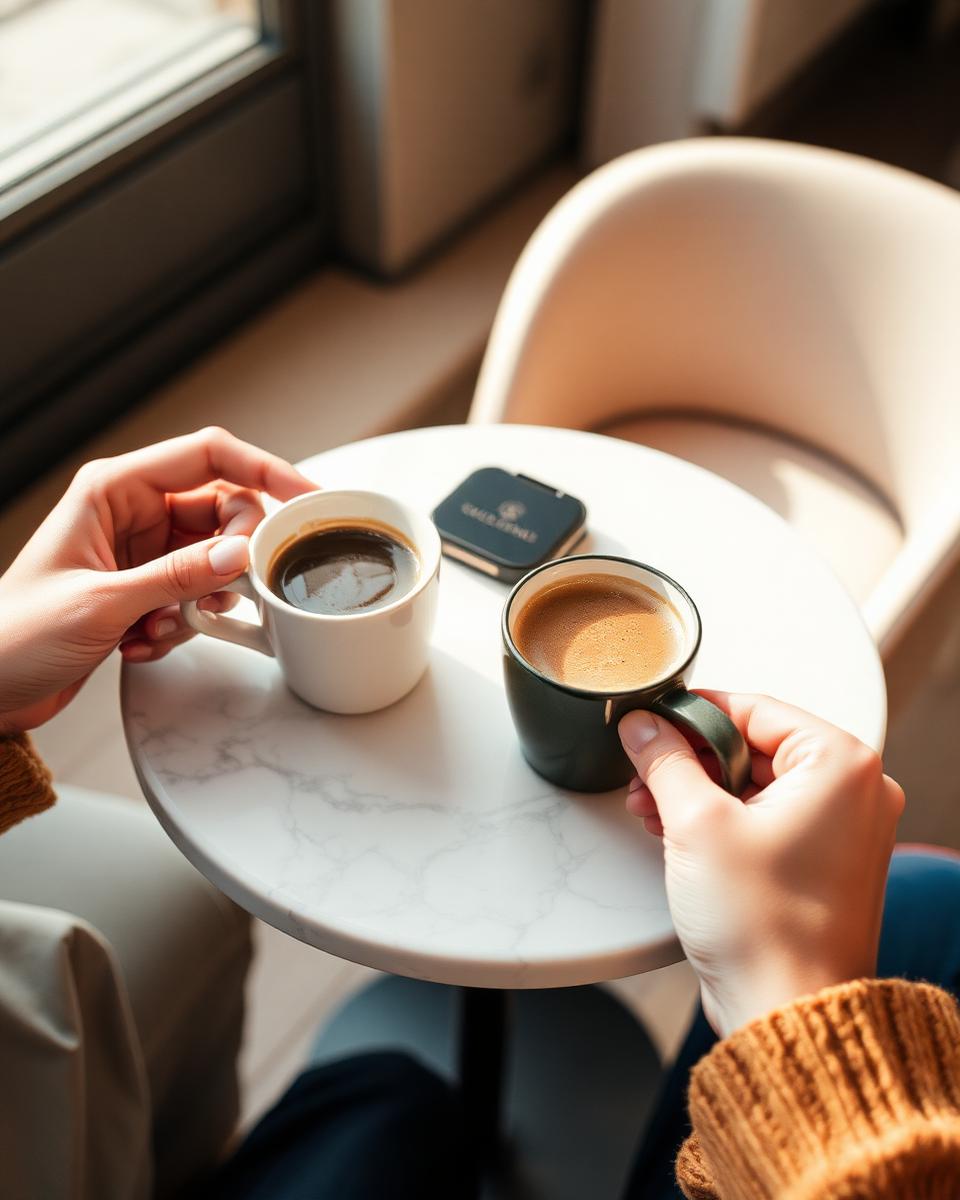 That first Sunday coffee.